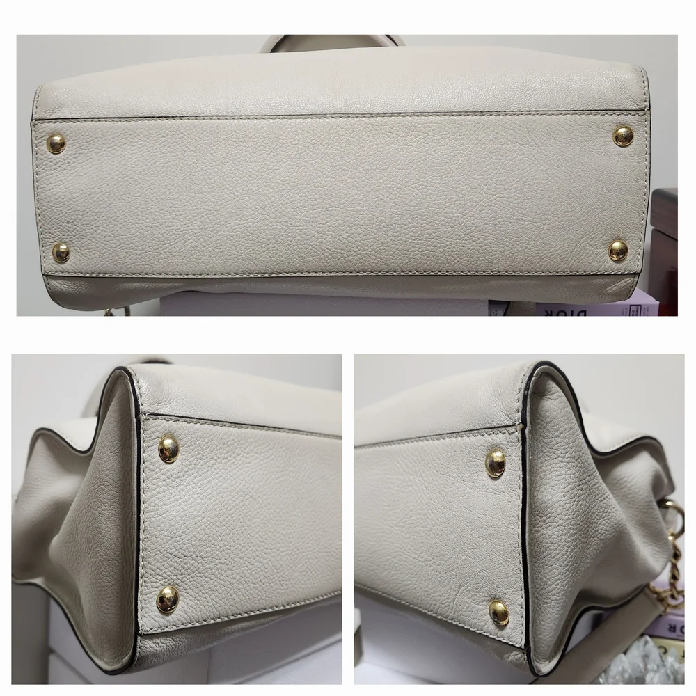 Michael Kors Leather Satchel - Picture 8 of 16